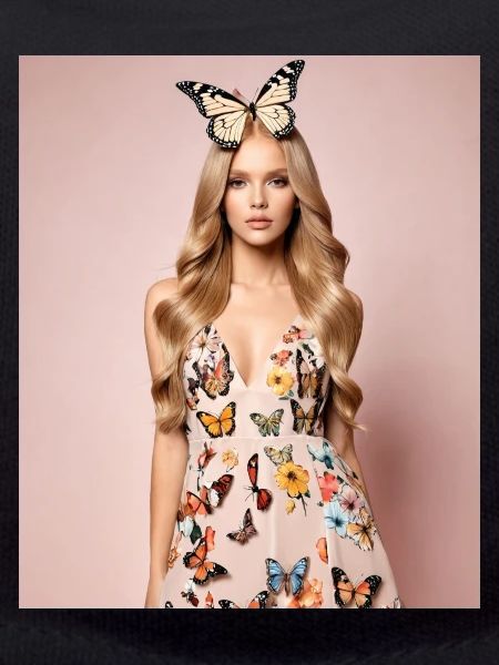 Robe papillon.