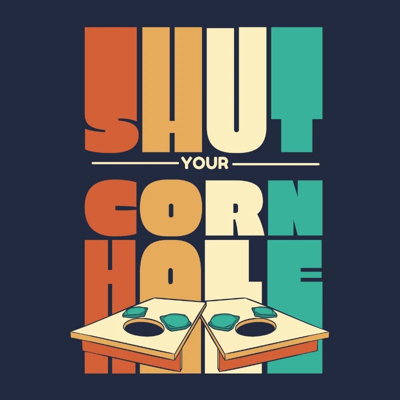 Halt deine Cornhole Spielbretter Sitzsack Cornhole