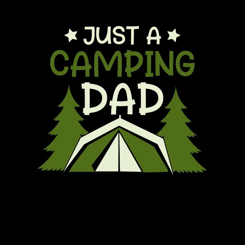Zelt Camping Campen Vater Just A Camping Dad