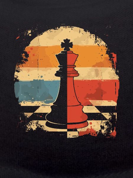 Chess piece Retrowave