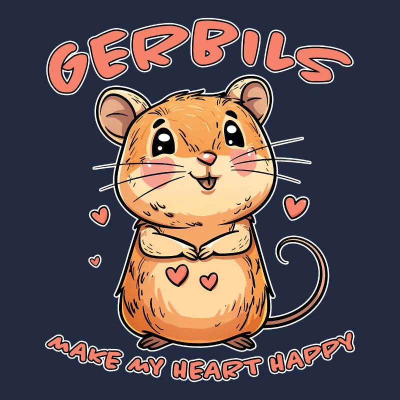 Gerbil Saying Racing Rat Funny Gerbil Gift