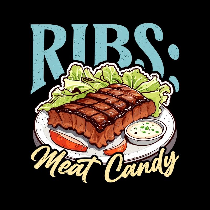 Ribs Meat Candy Grilled Meat Lover Ribs Barbecue