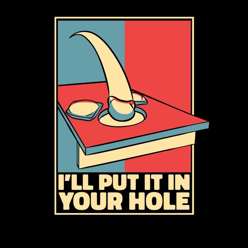 I'll Put It In Your Hole Boards Bean Bag Spiel