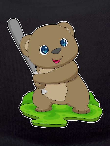 Bear Baseball Baseball Bat