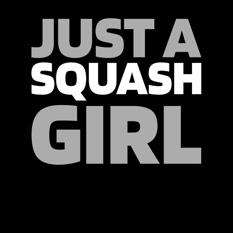 Squash juste une fille de squash