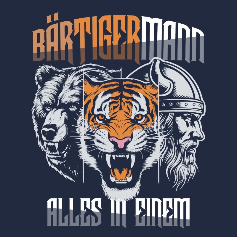 Bärtigermann alles in einem Wikinger