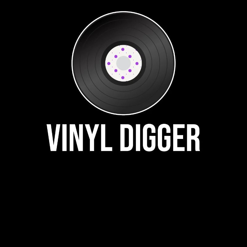 Vinyl Digger Collector Antique Rustic Radio