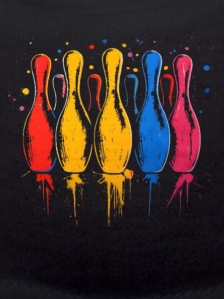 Bowling Farbkleckse