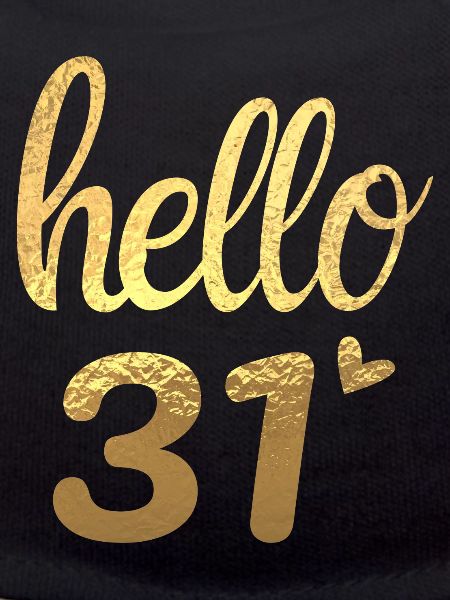 Hello 31 doré