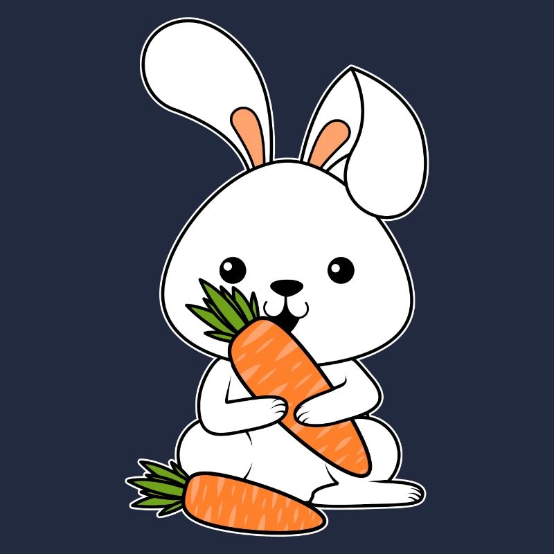 Bunny Vegetable Carrot Easter Gift Bunny Kanninche