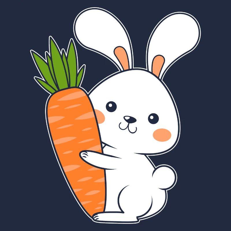 Bunny Vegetable Carrot Easter Gift Bunny Kanninche