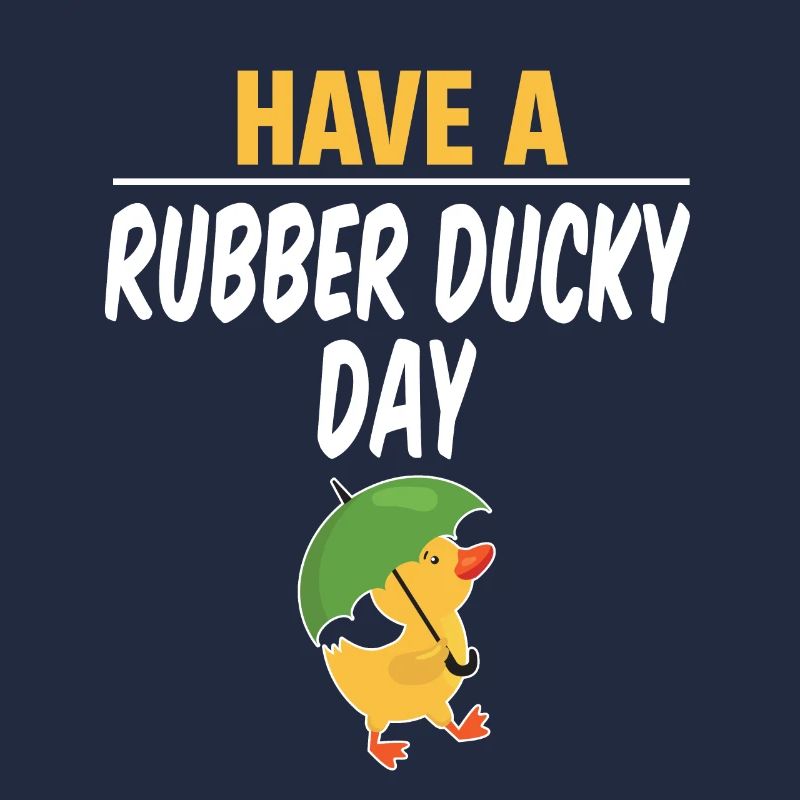 Have a rubber duck tag, funny