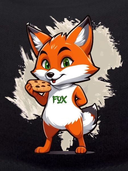 Fox with biscuits