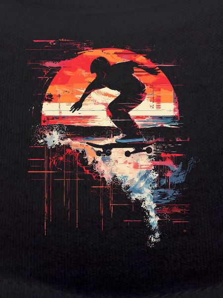Skateboarder Steamwave
