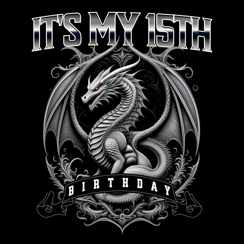 Drache 15. Geburtstag Drachen