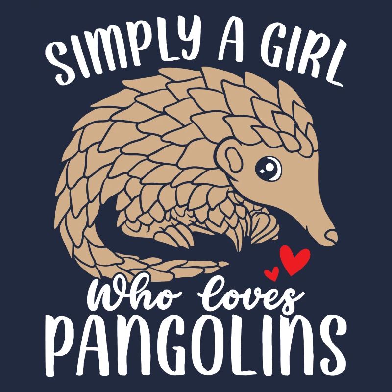 Simplement une fille qui aime les filles de pangolins drôles