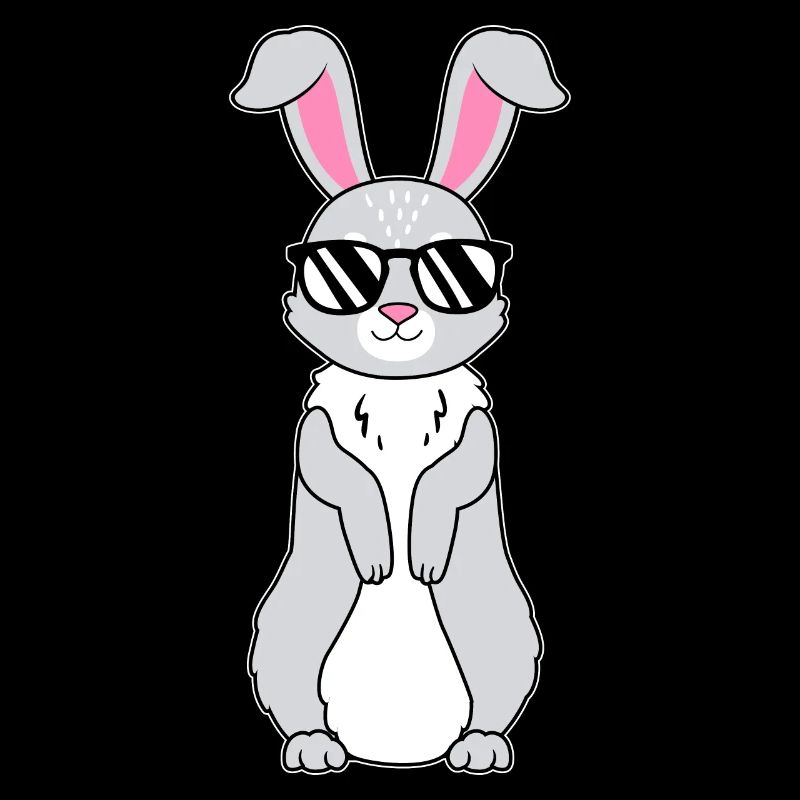 Lapin Cool Avec Lunettes De Soleil Lapin Amour