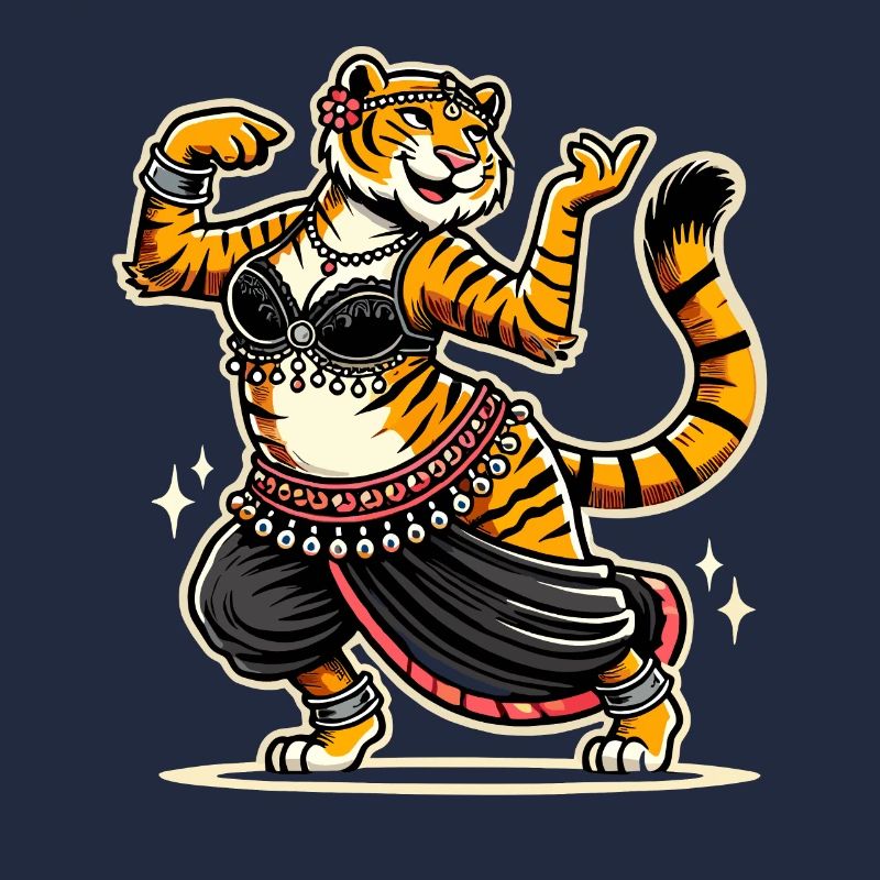 Rhythmic movements in oriental dance: