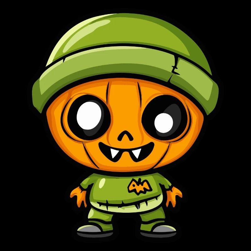 Zombie Halloween Bande dessinée mignonne