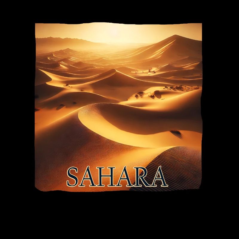 Sahara Désert Sable Dunes Coucher de soleil Paysage