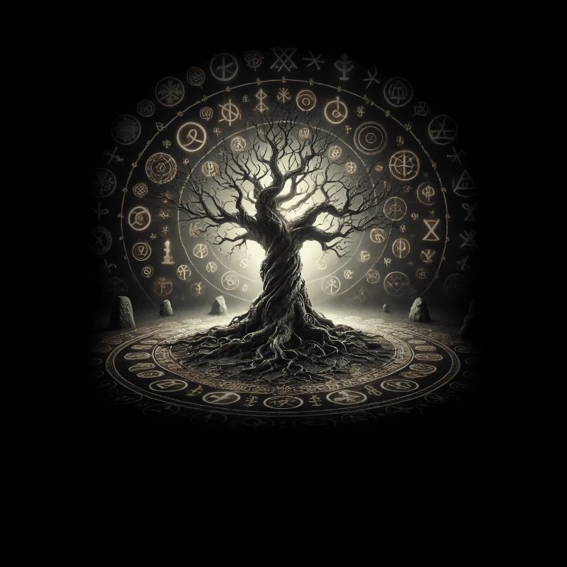Slawischer Weltenbaum | Baum des Lebens | Yggdrasil