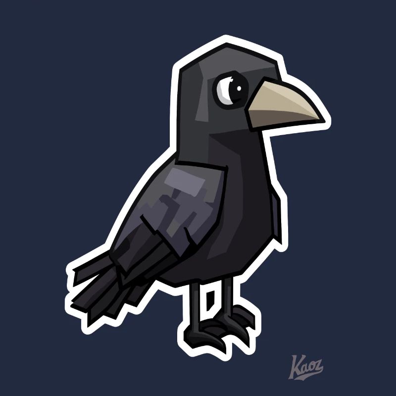 Strange Dark Raven