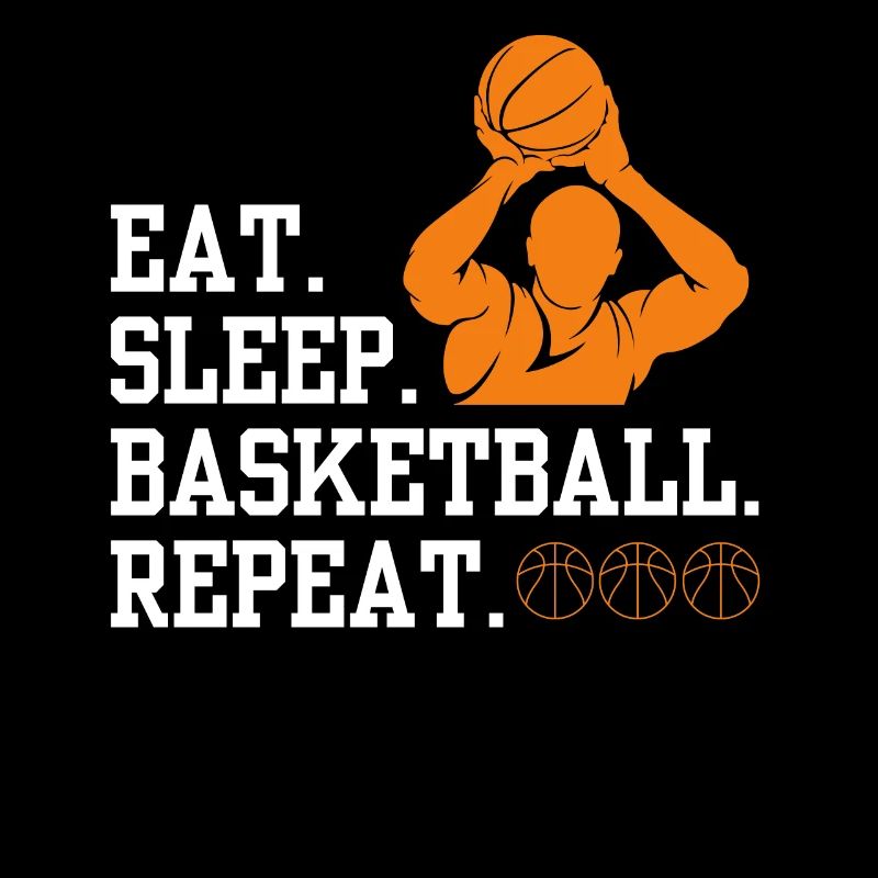 Basketball Tshirt B-Ball Dunking Rebound Player