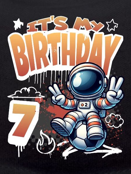 Soccer Astronaut 7th Birthday