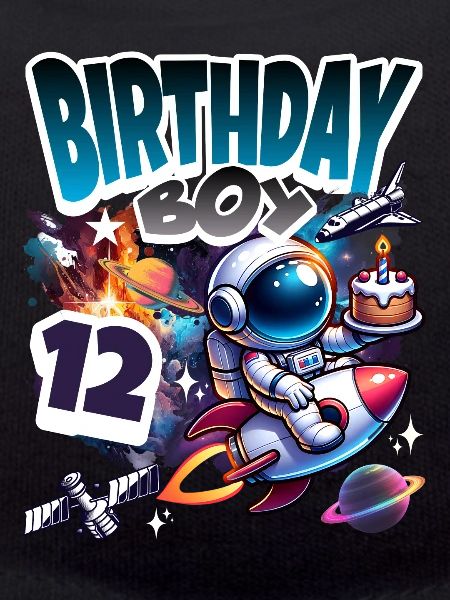 Astronaut 12th Birthday Space
