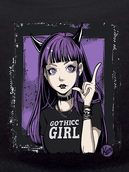 Mignon et cool : Fille gothique