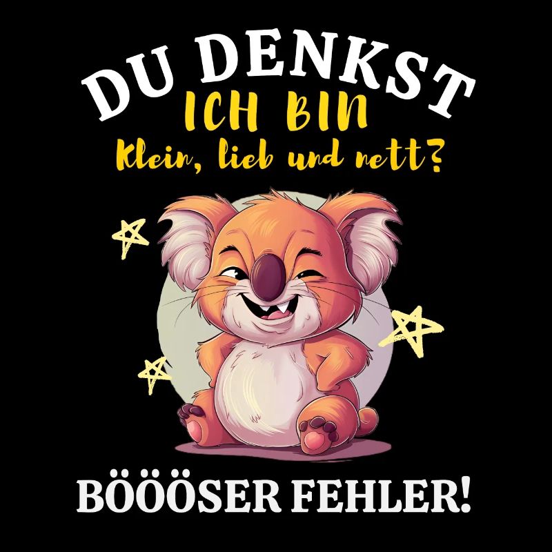 Koala Tshirt Kinder Frauen Witzig Klein Sarkasmus