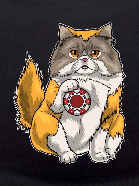 Persian Cat Poker Poker Chips