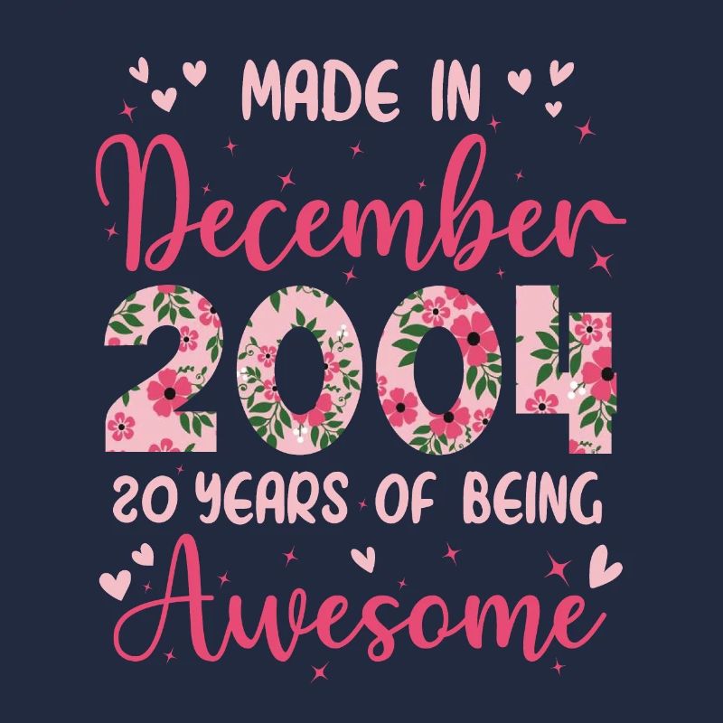 Dezember 2004 20. Geburtstag der Mädchen