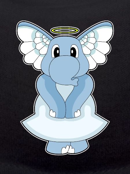 Elephant Angel Wings