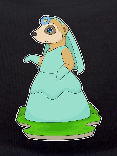 Suricate Voile de mariée Mariage