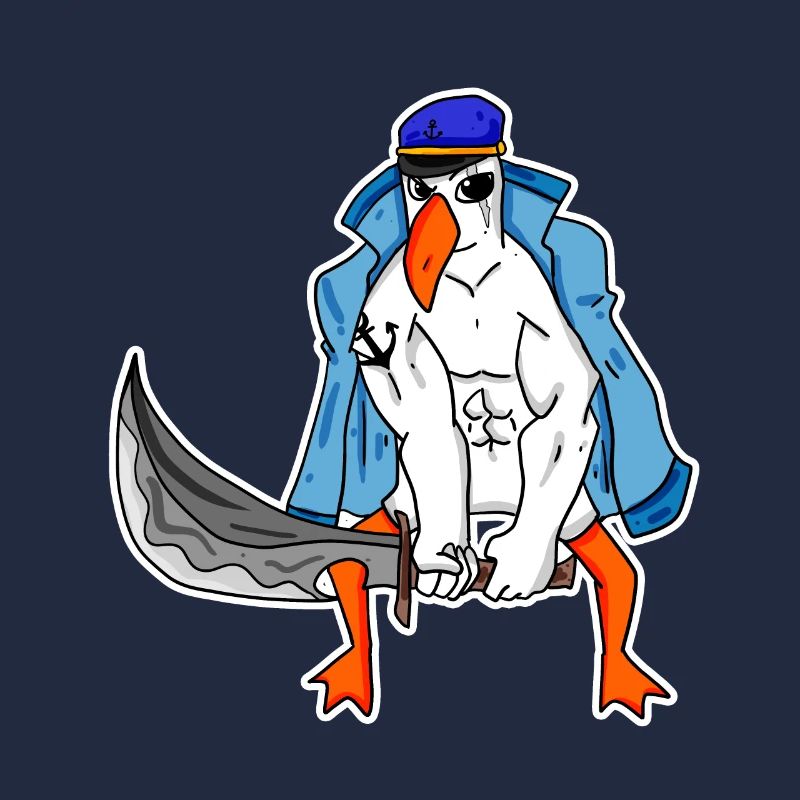 Möwe Muskeln