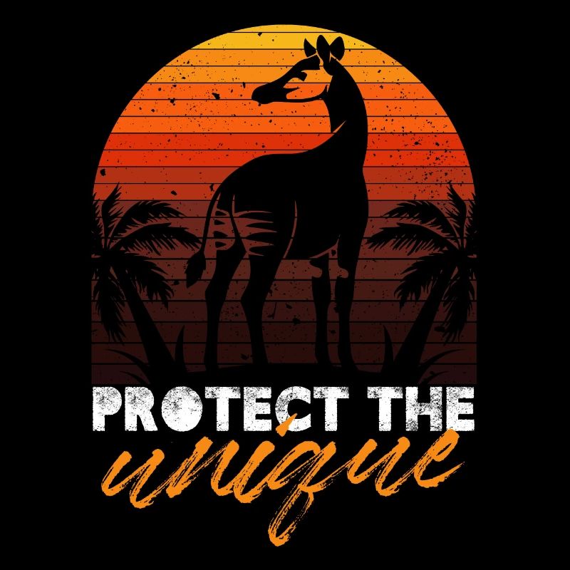 protéger l’okapi unique Conception pour un