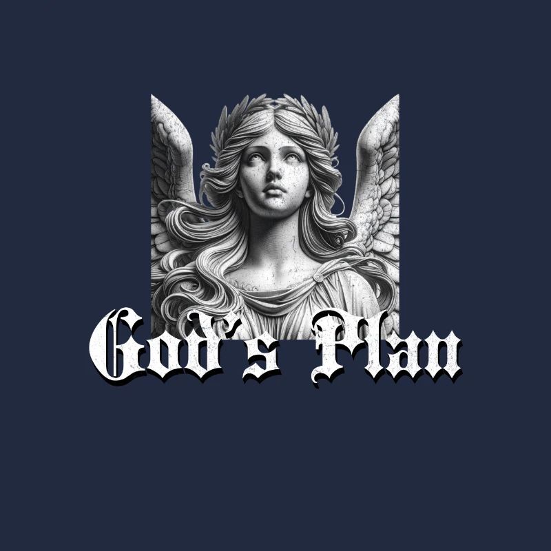 Statue d’ange du plan de Dieu - Le plan de Dieu