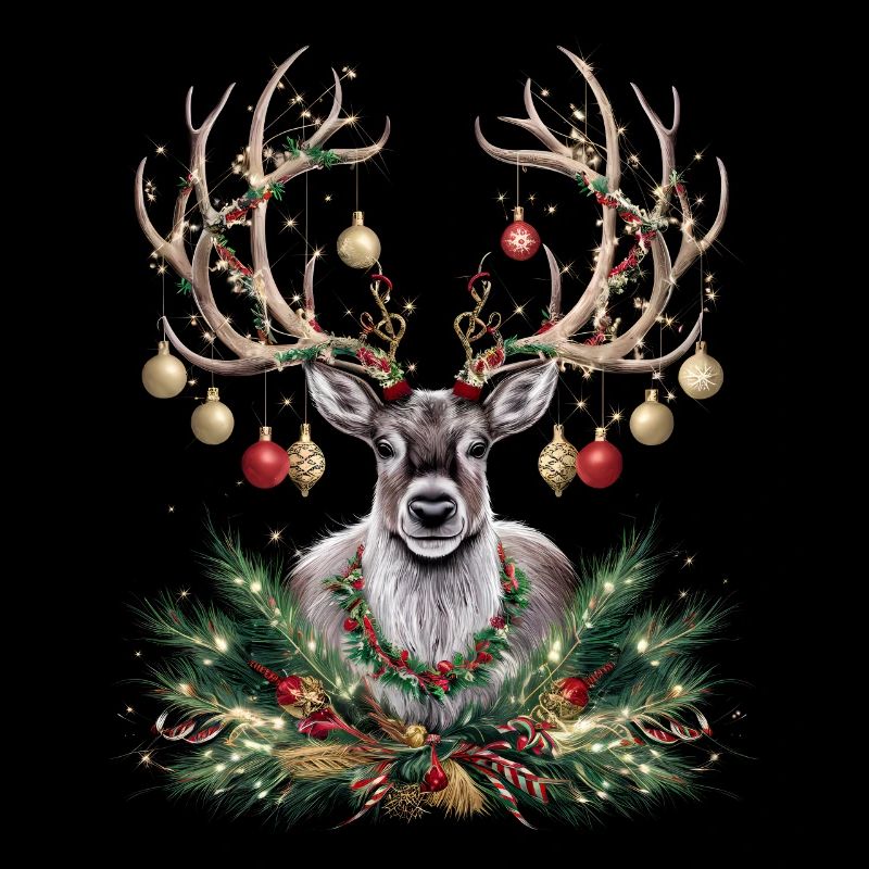 Renne Cerf Noël Renne Noël