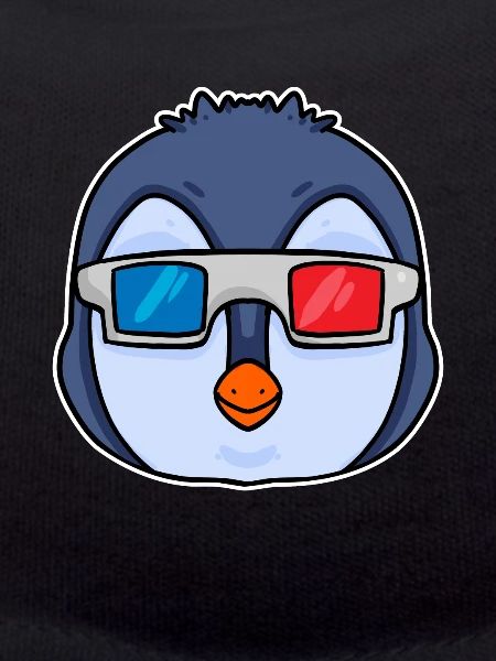 Pinguin 3D Brille Kino