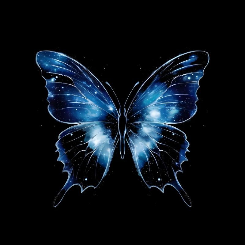 Papillon bleu
