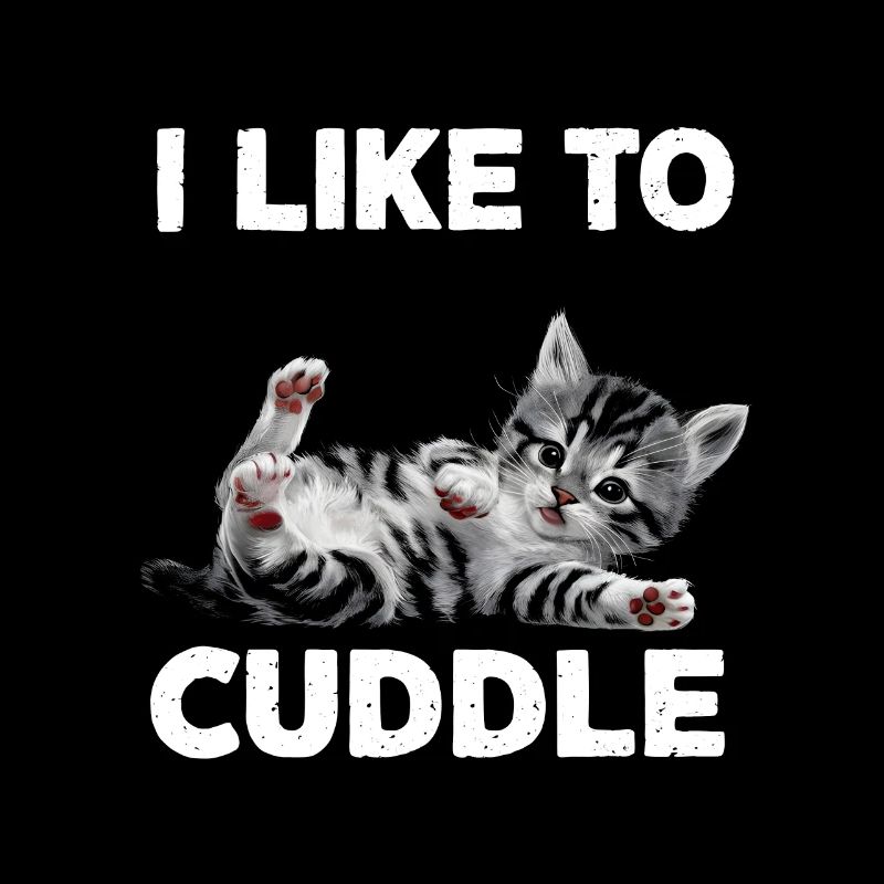 Ich knuddele gerne mit Kätzchen