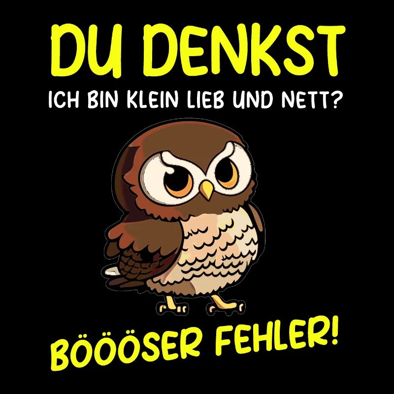Eule Tshirt Lustig Witzig Humor Sarkasmus Büro