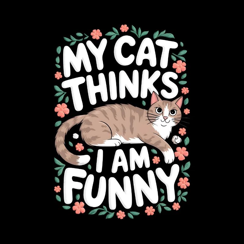 Mon chat pense que je suis drôle