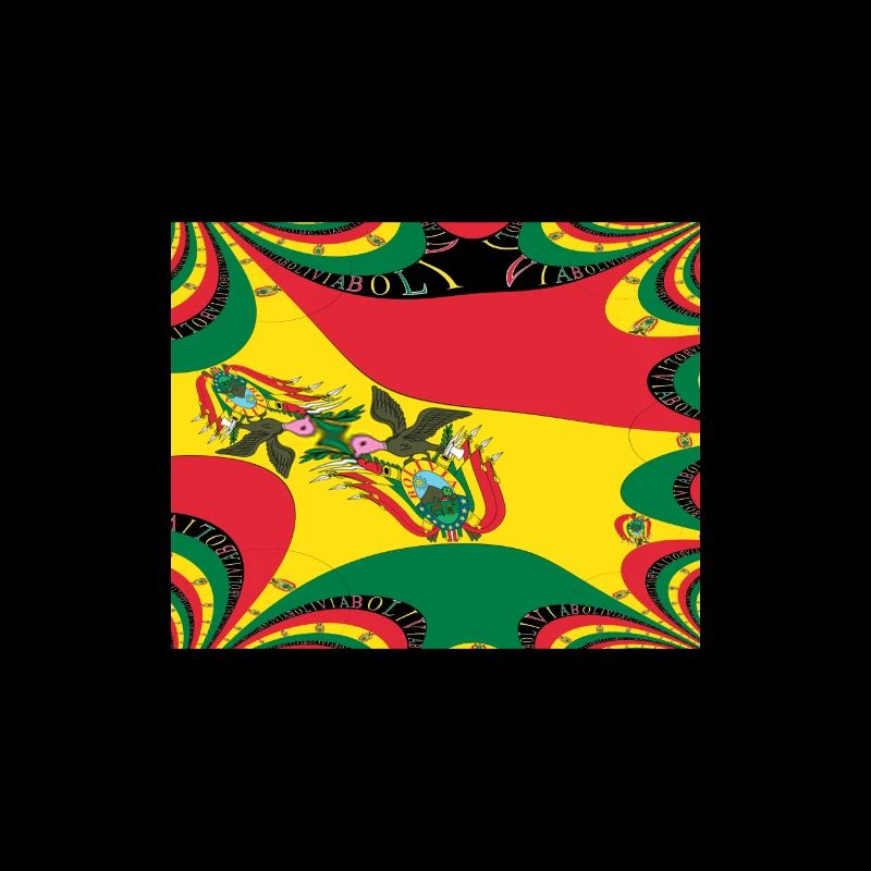 Bolivia Flag La Paz