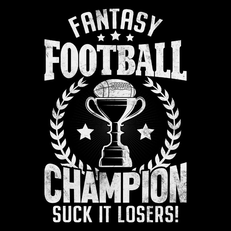 Fantasy Football Champion Funny FFL Commish Draft