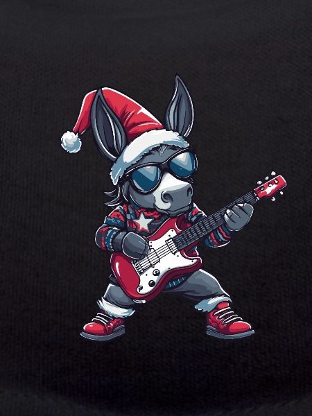Donkey Christmas Guitar
