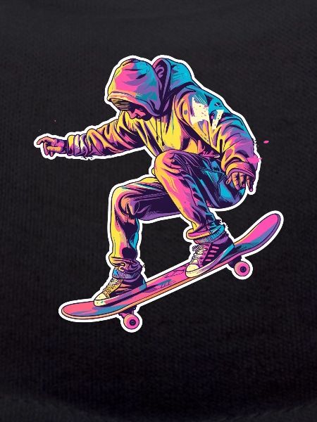Retro Skateboarder