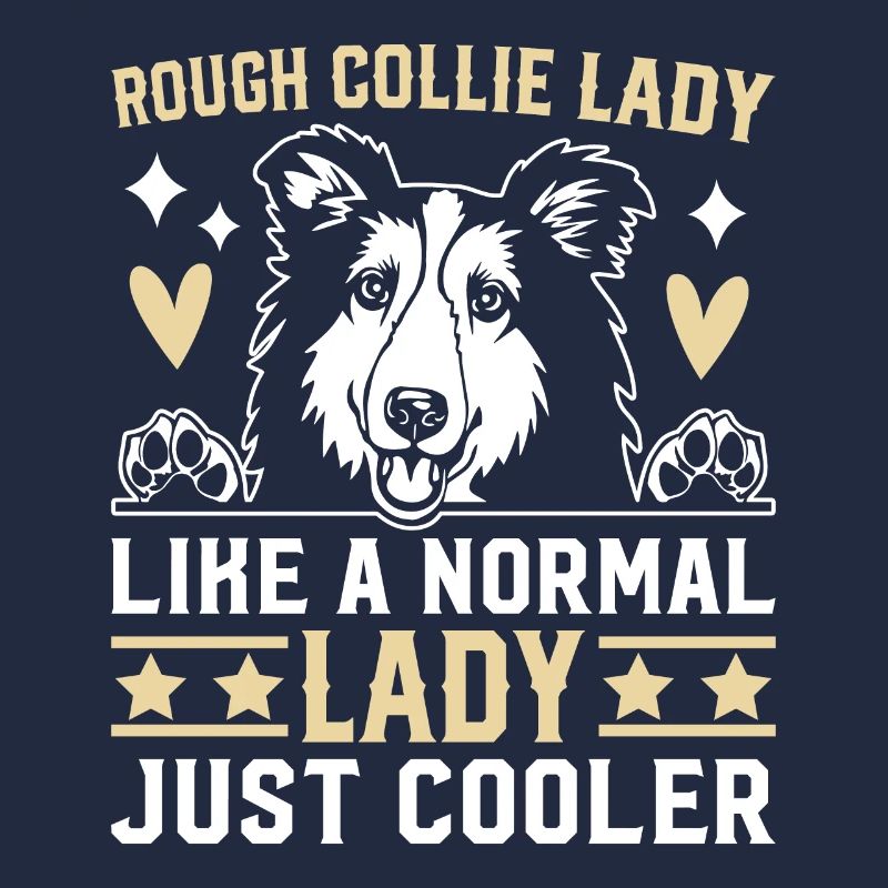 Rough Collie Lady comme une dame normale, juste plus cool
