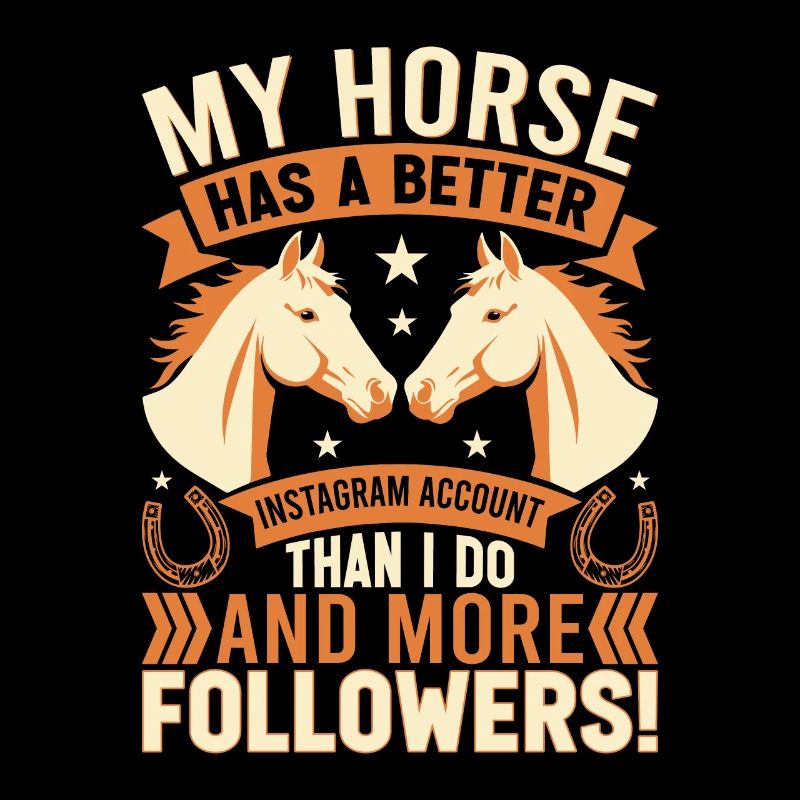 Mon cheval a un meilleur compte Instagram que moi